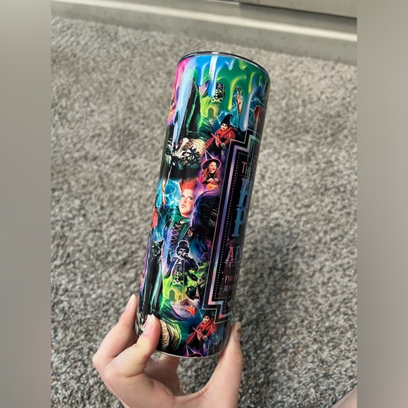 Hocus Pocus 20oz tumbler with lid and straw - Picture 2 of 4